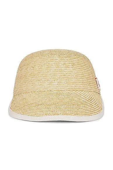 gucci straw baseball hat|gucci neck tie straw hat.